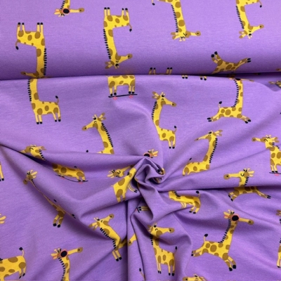 Jersey | Giraffes | Giraffen lavendel lila